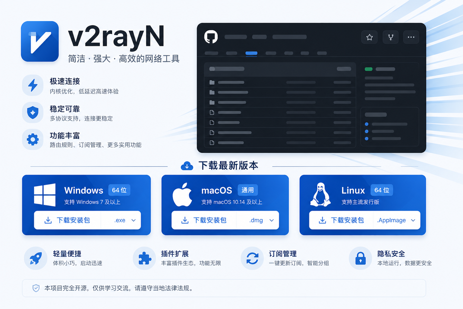 V2Ray全平台客户端下载演示